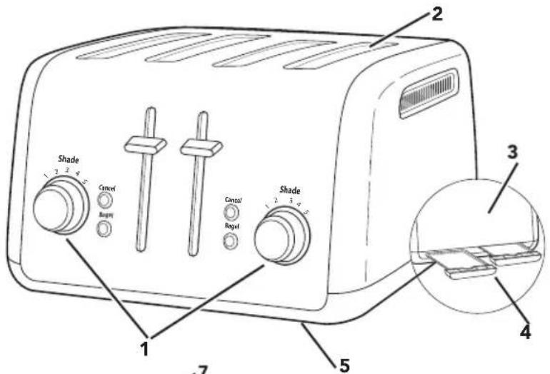 KITCHENAID KMT4115 - PARTS AND FEATURES - 1