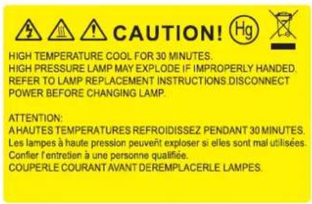 OPTOMA HD144X - Remplacement de la lampe - 2