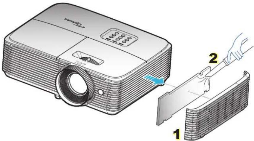 OPTOMA HD144X - Procédure : - 1