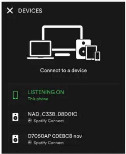 NAD C 338 - Écoute de Spotify sur le C 338 - 1