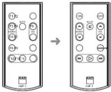 NAD C 338 - APPRENTISSAGE DES CODES DE TELÉCOMMANDE IR - 1