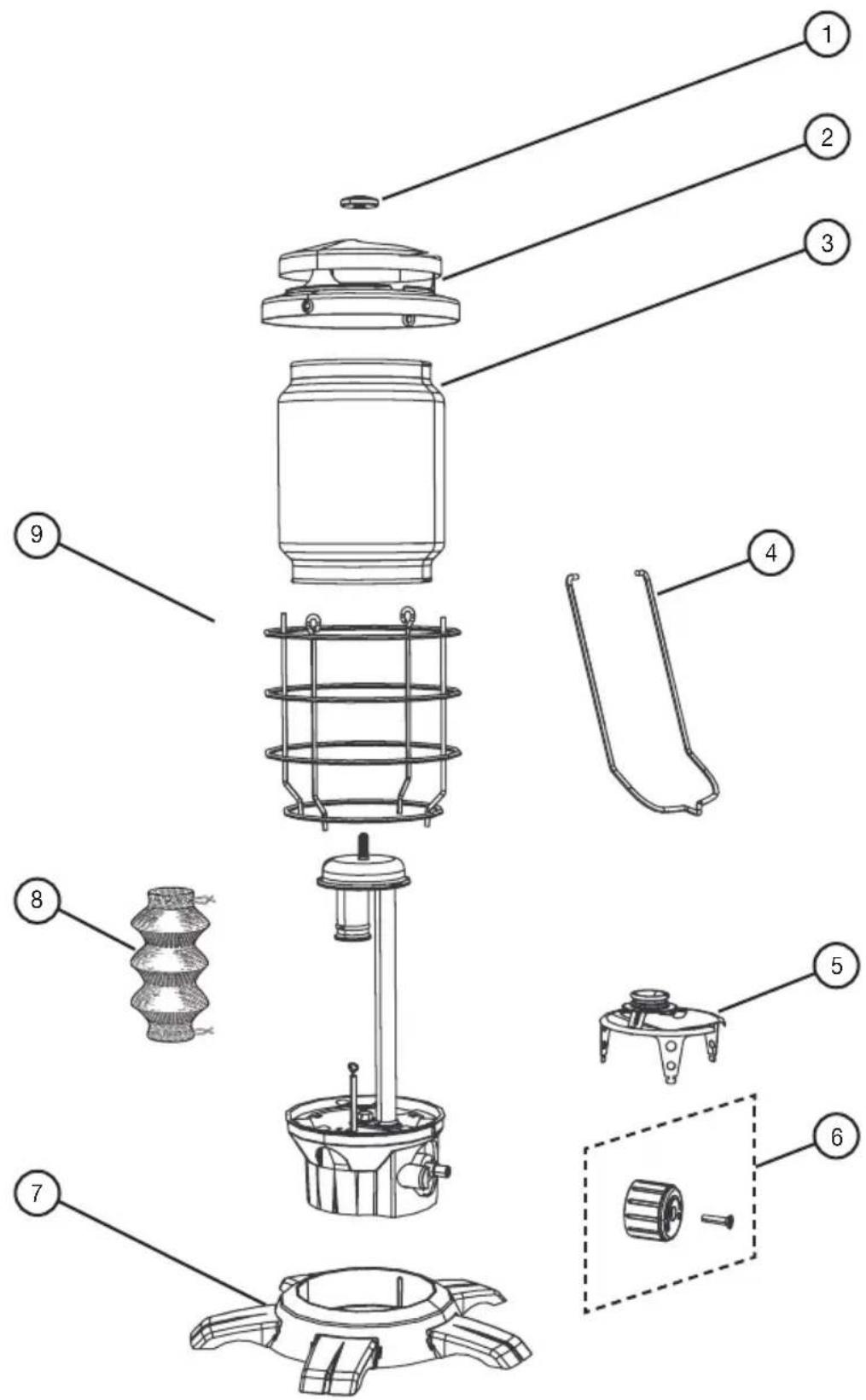 COLEMAN Northstar - Parts List - 1