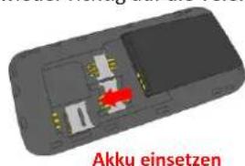 NGM-Mobile Facile Si - Akku einsetzen - 1