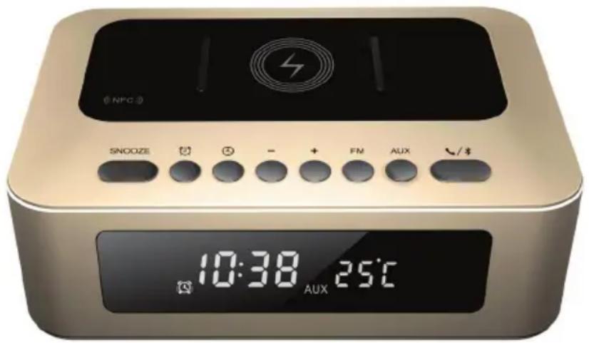 BIGBEN INTERACTIVE CR400IBT - FUNK-RADIOWECKER MIT LADEGERAT   UND   FUNKLAUTSPRECHER - 1