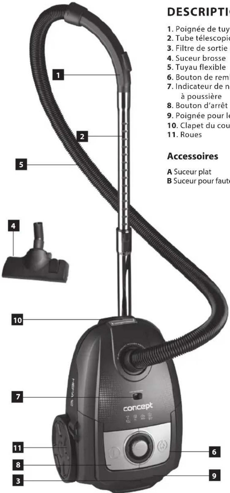 Concept VP8074 - Accessoires - 1