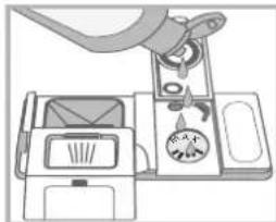 HOTPOINT LTF 11S112 L EU - Measuring out the rinse aid - 2