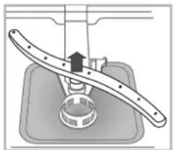 HOTPOINT LTF 11S112 L EU - Pulire gli irroratori - 2