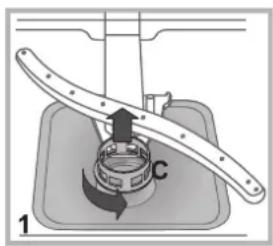 HOTPOINT LTF 11S112 L EU - Czyszczenie filtrów - 1