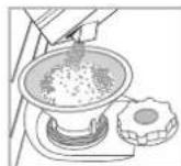 HOTPOINT LTF 11S112 L EU - Measuring out the refined salt - 1
