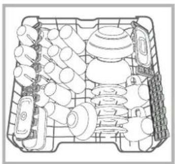 HOTPOINT LTF 11S112 L EU - Cesto superiore - 1