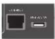 ARCAM AVR390 - Netwerk connector - 1