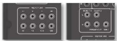 ARCAM AVR390 - Connexion de subwoofoers - 1