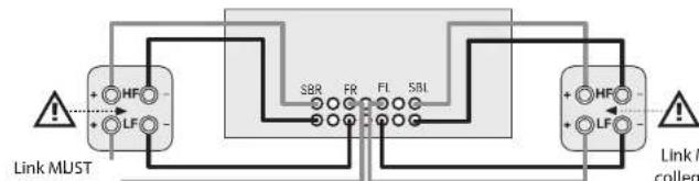 ARCAM AVR390 - Biamplificazione degli alto parlanti anteriorsinistro e destro - 1