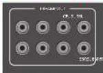 ARCAM AVR390 - Analogue preamplifier outputs - 1