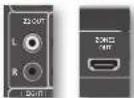 ARCAM AV860 - Zone 2 connectors - 1