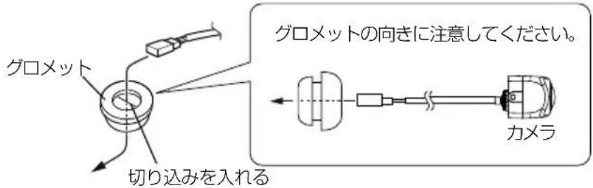 KENWOOD CMOSC320 - 2付属のgro口メットに切りあみを入て力メラコ一ドのコネケタ一通す - 1