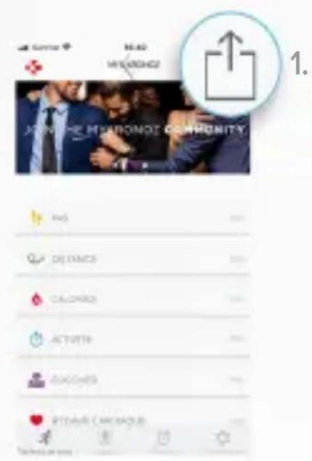 MYKRONOZ ZeTime Premium - PARTAGER VOTRE ACTIVITÉ : - 1