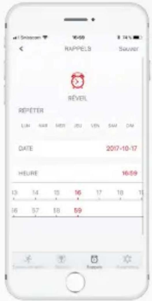 MYKRONOZ ZeTime Premium - DémARRER / qUlttER IE moDE SommEII pRéDéfInI - 3