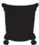 Shop-Vac 9625110 - PLASTIC TANK WITH CASTER FEET - 1