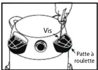 Shop-Vac 9625110 - RÉSERVOIR DE PLASTIQUE AVEC CHARIOT ARRIÈRE SUR ROULETTES - 5