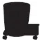 Shop-Vac 9625110 - DEPÓSITO PLÁSTICO CON CESTA TRASERA CON RUEDITAS - 1