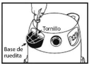 Shop-Vac 9625110 - DEPÓSITO PLÁSTICO CON CESTA TRASERA CON RUEDITAS - 6