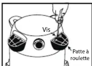 Shop-Vac 9625110 - RÉSERVOIR DE PLASTIQUE AVEC PANIER ARRIÈRE SUR ROULETTES - 7