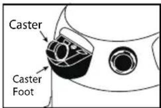 Shop-Vac 9625110 - PLASTIC TANK WITH CASTER FEET - 4