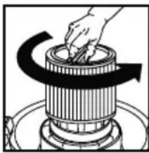 Shop-Vac 9625110 - INSTALACIÓN Y MANTENIMIENTO DEL FILTRO (CONT.) - 3