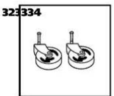 Shop-Vac 5987400 - ENSAMBLADO DE CARRETTILA CON RUEDA POSTERIOR/PORTA-HERRAMIENTAS, RUELAS Y BASES FRONTALES Y POSTERIORES - 1