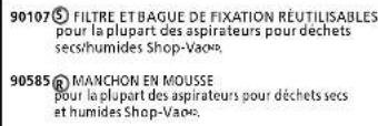 Shop-Vac 5987400 - MISE EN GARDE POUR LE RAMASSAGE DESPOUSSIÈRES FINES ET DES PoudRES - 2