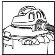 Shop-Vac 5987400 - WARNING - ALWAYS WEAR EYE PROTECTION TO PREVENT ROCKS OR DEBRIS FROM BEING BLOWN OR RICOCHETING INTO THE EYES OR FACE, WHICH CAN RESULT IN SERIOUS INJURY. - 1