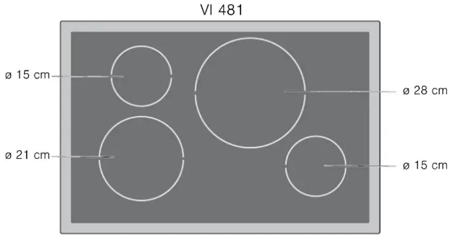 GAGGENAU VI 481 110 - De inductiekookplaat - 1