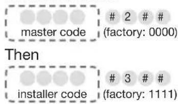 HAGER TKP100A - Installation Step 2.B : Associating an Alarm System You can easily associate a sepio Hager Alarm System to the TKP100 as follows : - 2