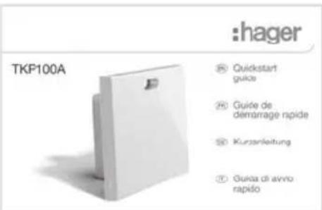 HAGER TKP100A - Instructions - 3