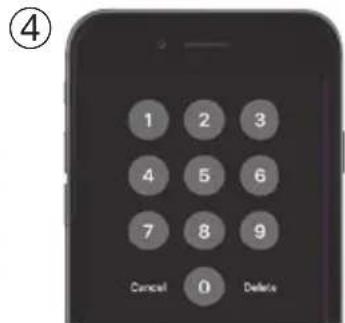 HAGER TKP100A - Installation Step 2.B : Associating an Alarm System You can easily associate a sepio Hager Alarm System to the TKP100 as follows : - 5