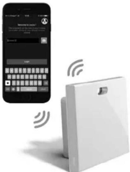 HAGER TKP100A - Die rückseitige Abdeckung abnehmer und den QR code des TKP100 scannieren. - 3