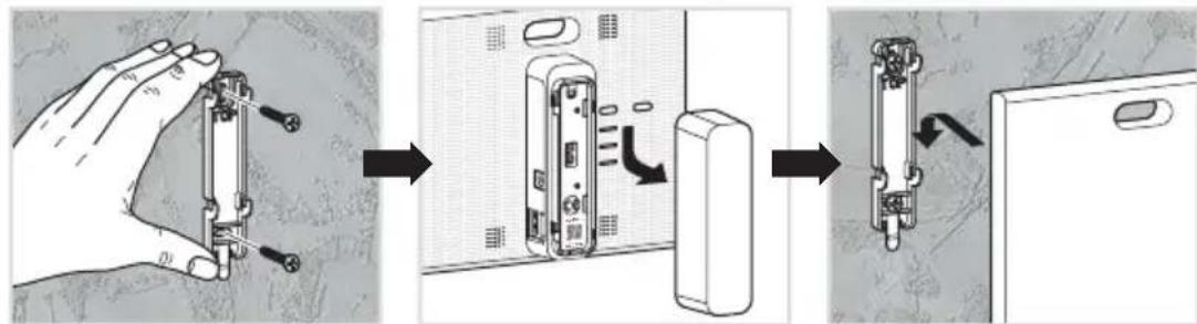 HAGER TKP100A - Installation on a wall - 1