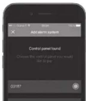 HAGER TKP100A - Passo di installatione 2.B: abbinamento di un systema di allarme è possibile abbinare lavorante un systema di allarme Hager sicurezza sepio al controller TKP100: - 4