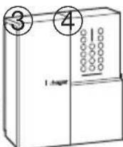 HAGER TKP100A - Étape d'installation 2.B : Associer un système d'alarme   Vous pouvez facilement associier au TKP100 un système d'alarme   Hager sepio : - 2