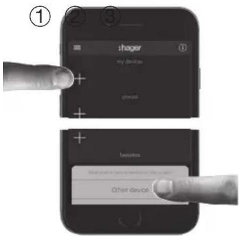 HAGER TKP100A - Installation Step 2.A : Associating products - 1