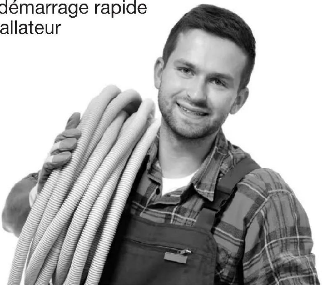 HAGER TKP100A - Guide de démarrage rapide pour l'installateur - 1