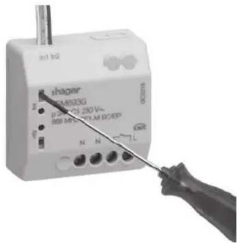 HAGER TKP100A - Installation Step 2.A : Associating products - 2