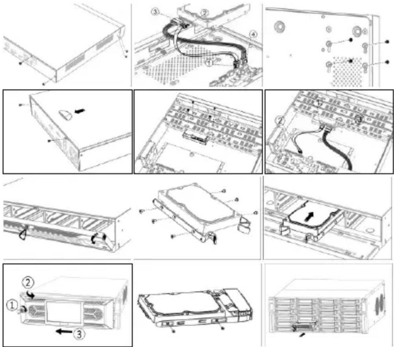 Hikvision DS7208HTHIK2 - Note: - 1