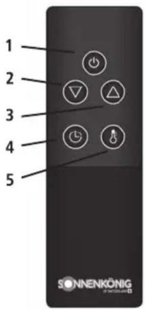 Sonnenkönig Mars 20020262 - Fernbedienung - 1