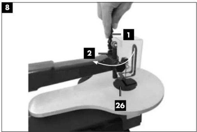 PARKSIDE PDS 120 A1 - DEKUPIERSÄGE / SCROLL SAW / SCIE A DÉCOUPER PDS 120 A1 - 9