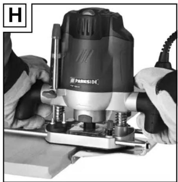 PARKSIDE POF 1200 A1 - DÉFONCEUSE - 8