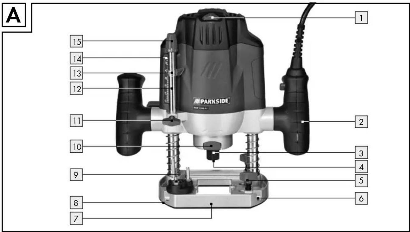 PARKSIDE POF 1200 A1 - DÉFONCEUSE - 2
