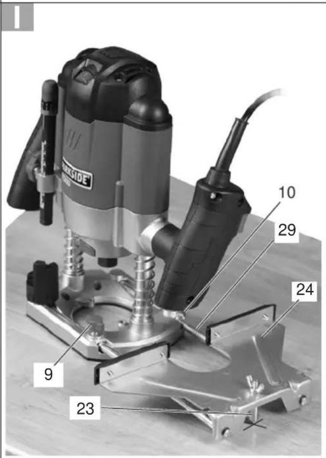 PARKSIDE POF 1200 B2 - Vue éclatée • Disegni esplosi - 5