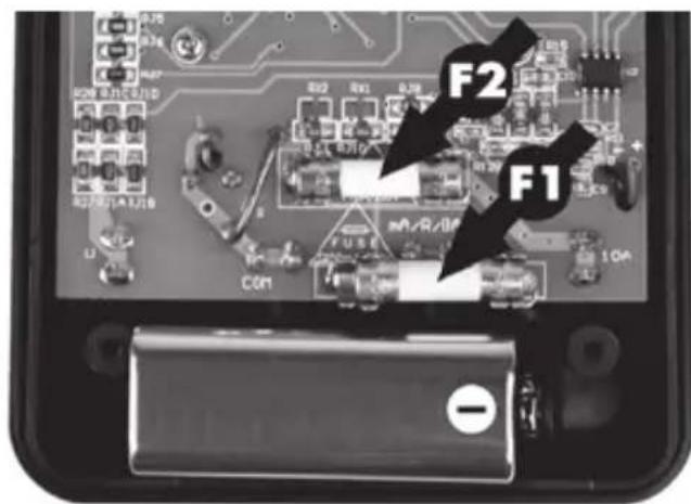 POWERFIX PDM 250 A2 - Replacing the fuse - 3